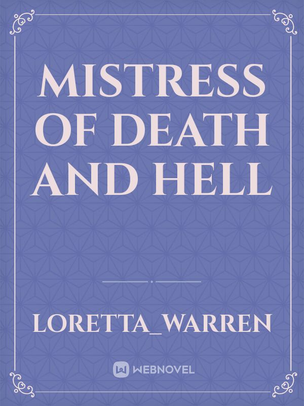 Mistress Of Death And Hell Book