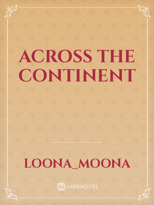 Across the Continent Book