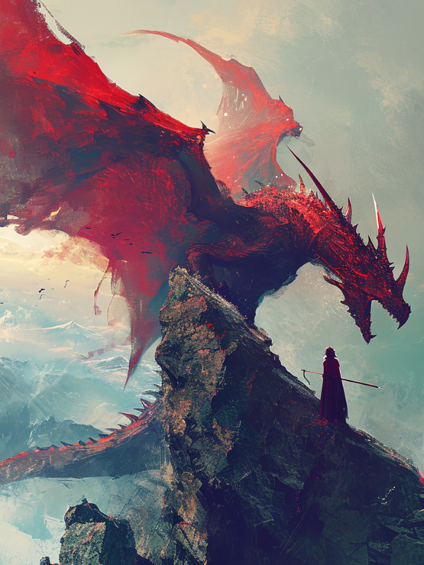 The Crimson Dragon Emperor: Abundant offspring, boundless dominion.