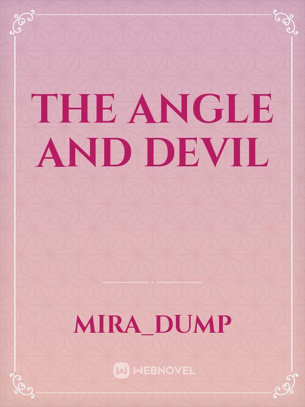 The angle and devil