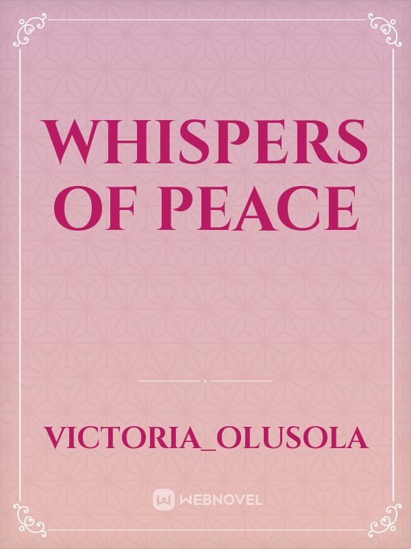 Whispers of peace Book