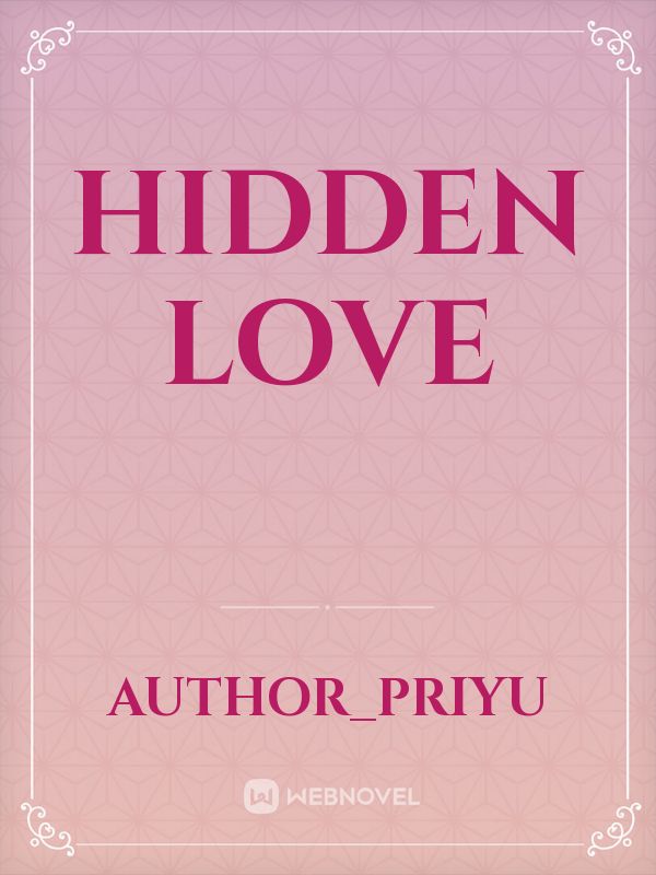 hidden LovE Book