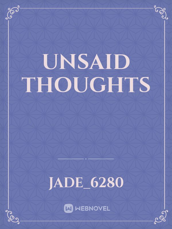 Unsaid Thoughts Book