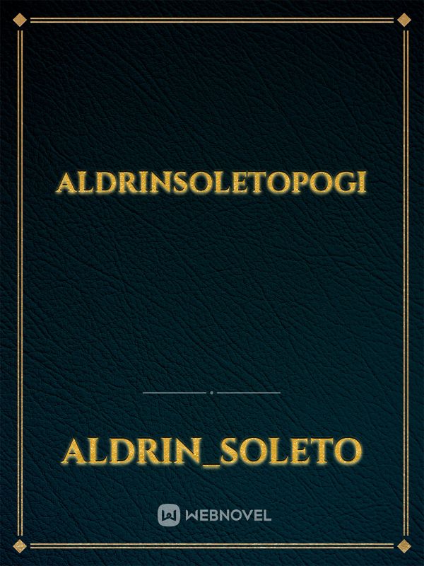 aldrinsoletopogi Book