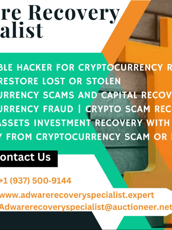 HIRE ADWARE RECOVERY SPECIALIST TO HELP YOU RECOVER YOUE LOST BITCOIN