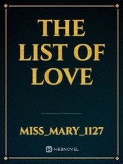 the list of love Book