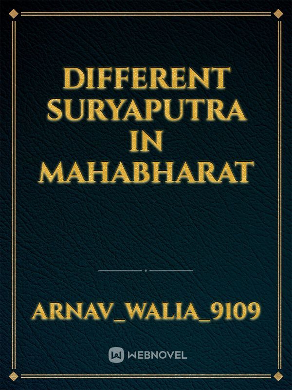 Different Suryaputra in Mahabharat