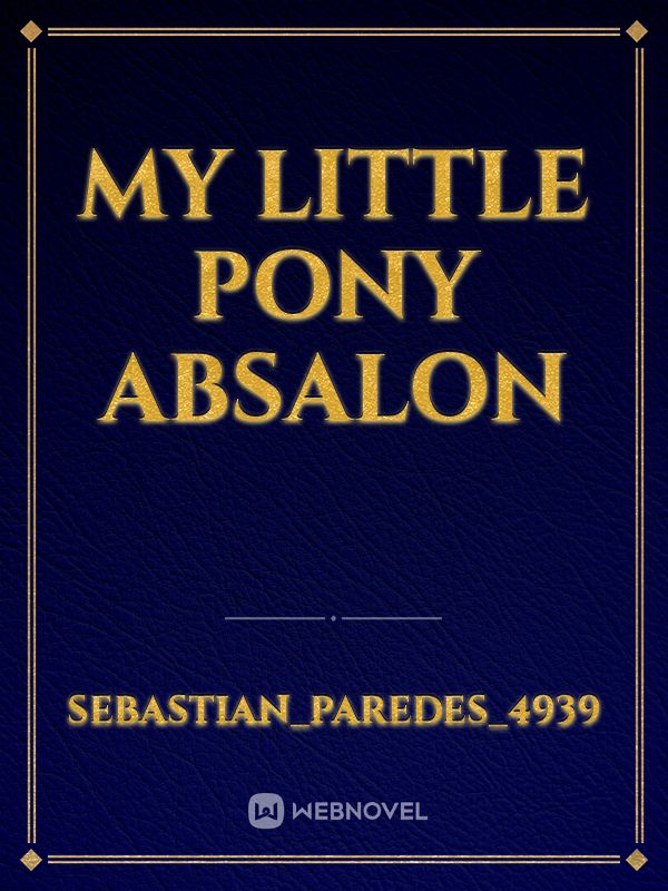 My little pony absalon Book