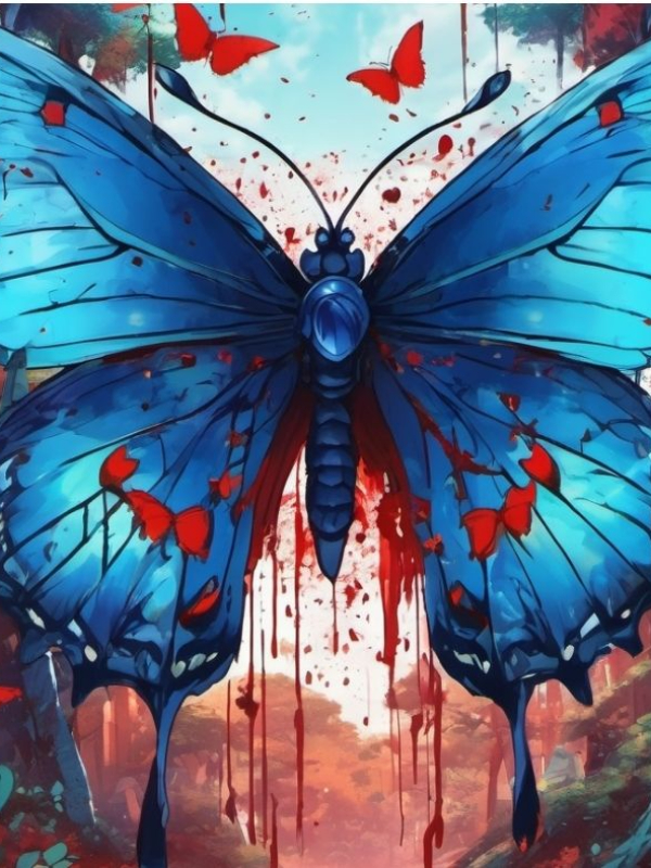 Blue Butterfly Crime Book