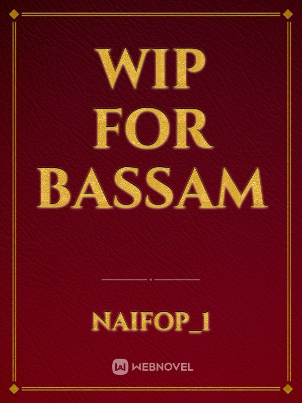 Wip for bassam Book