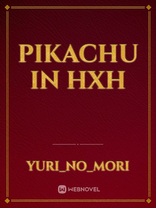 Pikachu in HxH Book