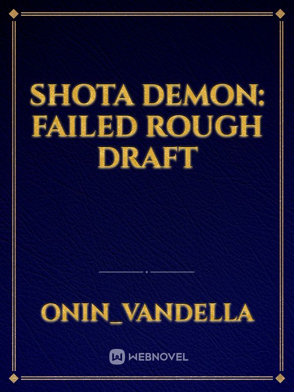 shota demon: rewriting in progress Book