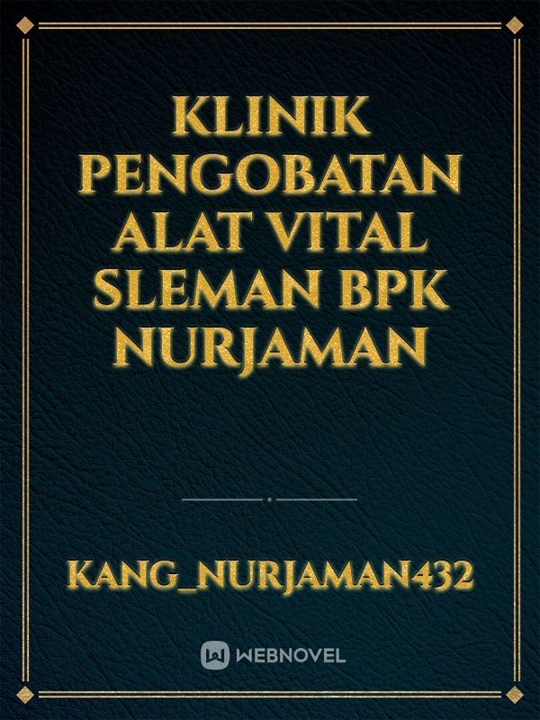 klinik pengobatan alat vital Sleman Bpk Nurjaman