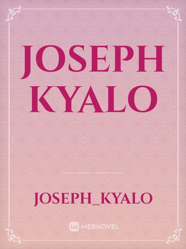 Joseph kyalo