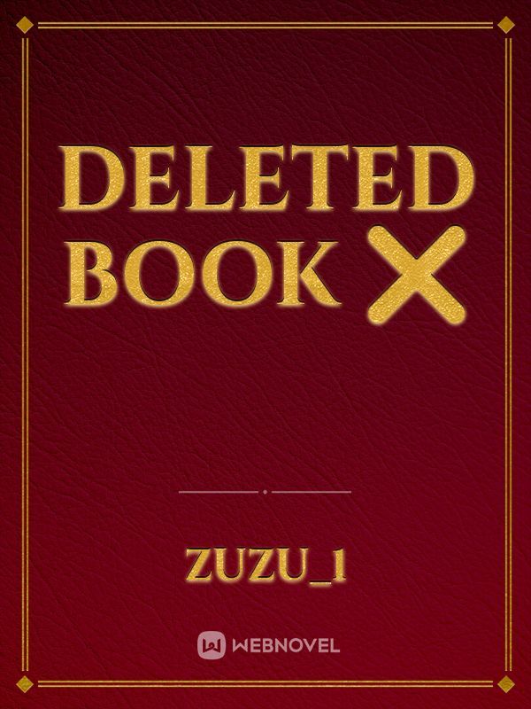 Deleted Book ❌