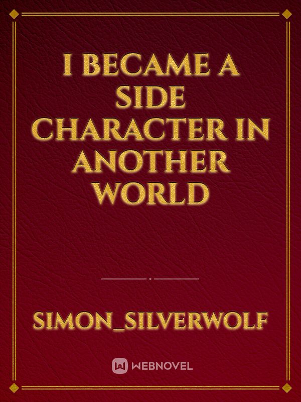 I became A Side Character in another World Book
