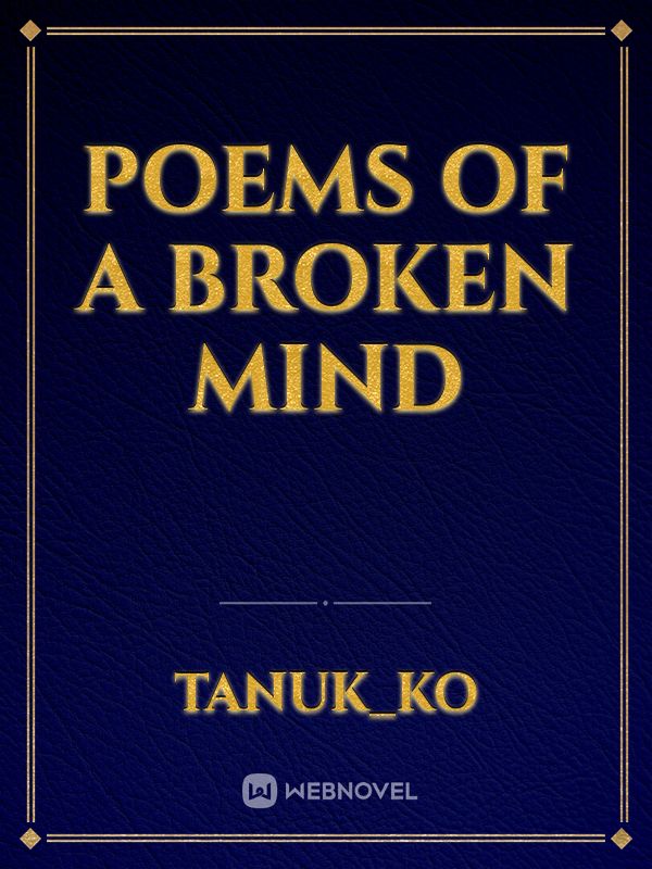 Poems of a Broken Mind Book