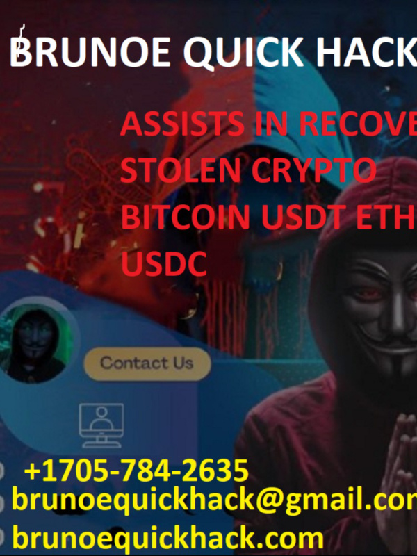 BRUNOE QUICK HACK ASSISTS IN RECOVERING STOLEN CRYPTO BITCOIN USDT I