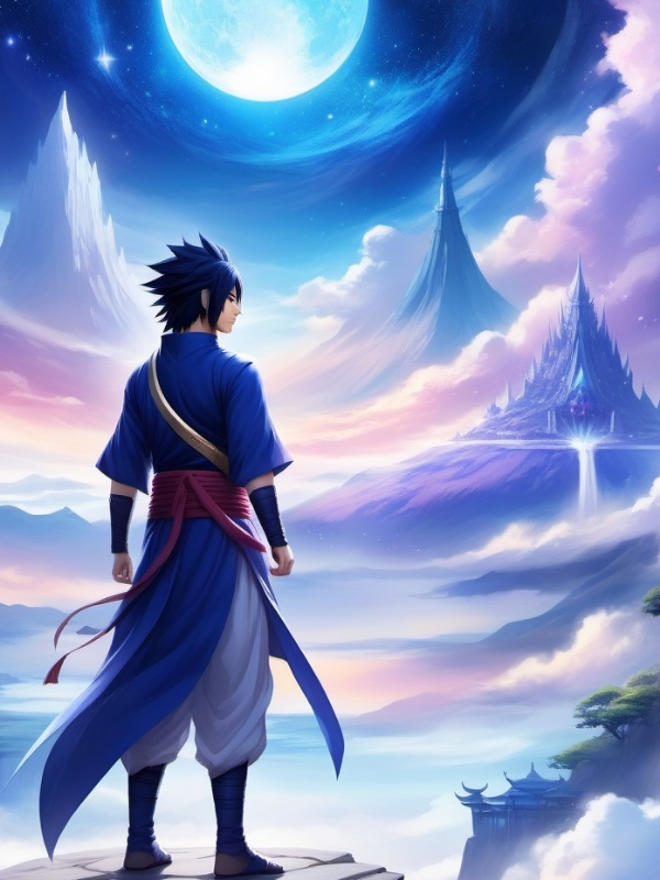 In Fantasy World With Sasuke Uchiha Template Book