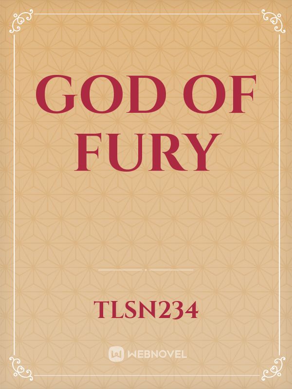 GOD OF FURY Book