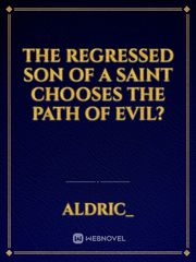The Regressed Son Of A Saint Chooses The Path Of Evil? Book