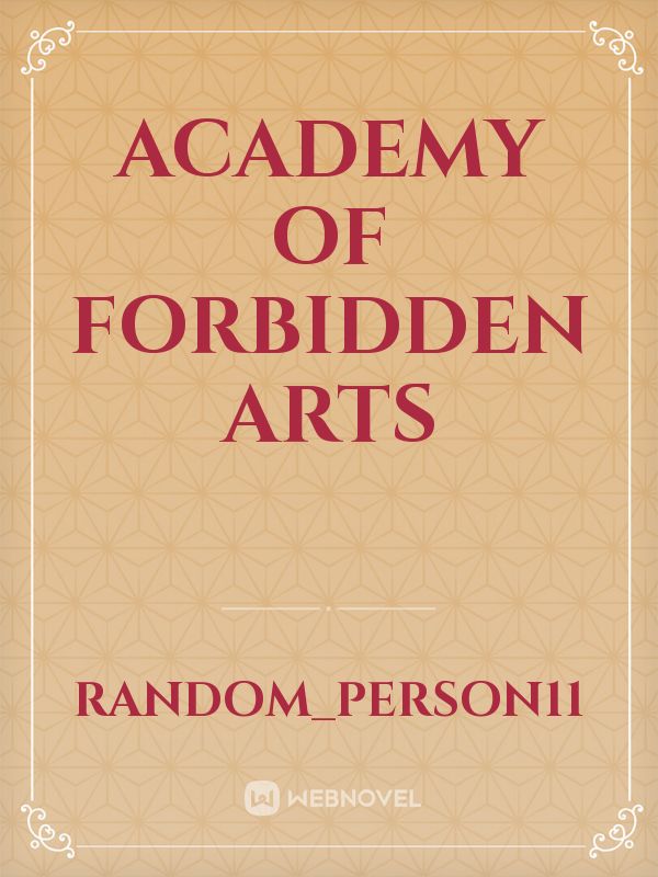 Academy of Forbidden Arts Book