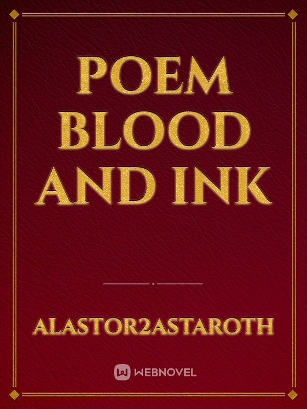 Poem blood and ink Book