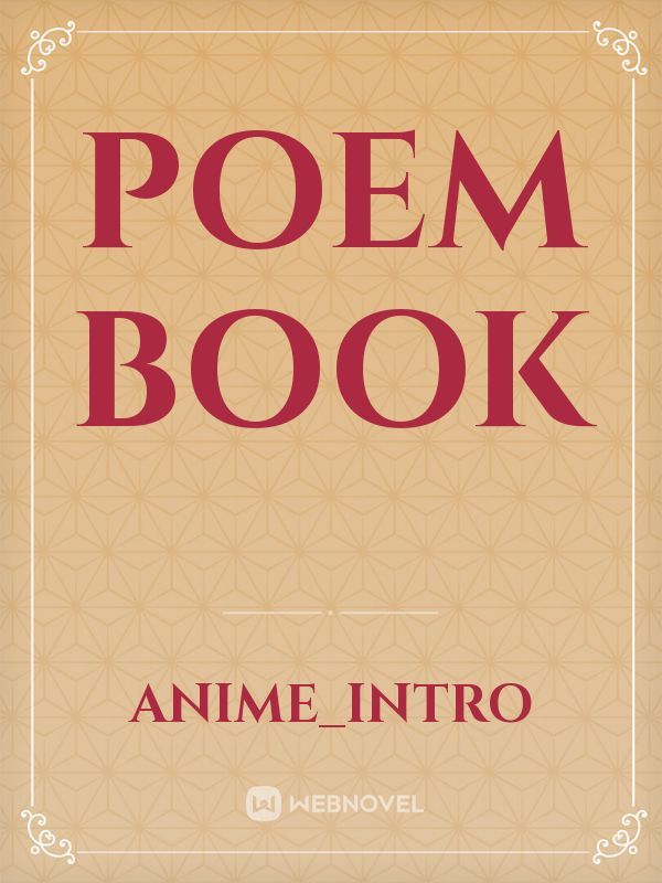 Poem book