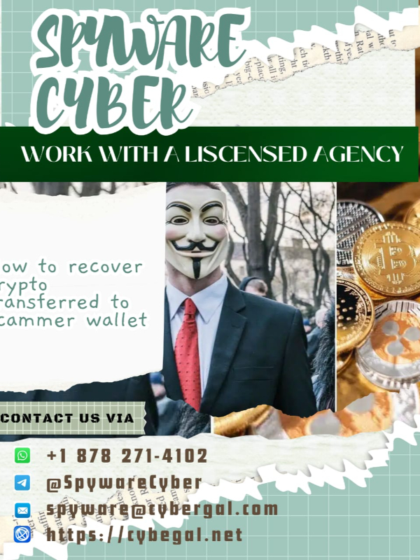 SPYWARE CYBER-LEGIT CRYPTO RECOVERY AGENCY Book