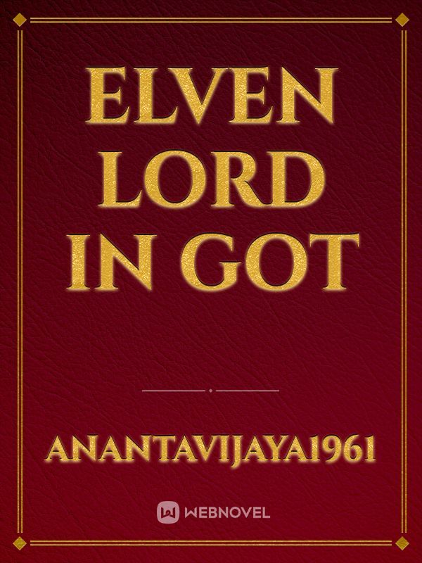 Elven Lord in GOT