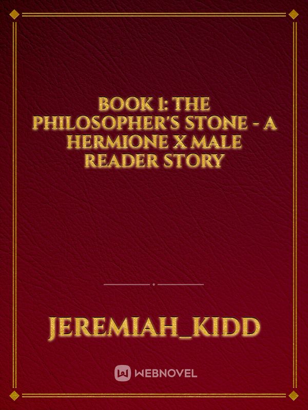 Book 1: The Philosopher's Stone - A Hermione x Male Reader Story