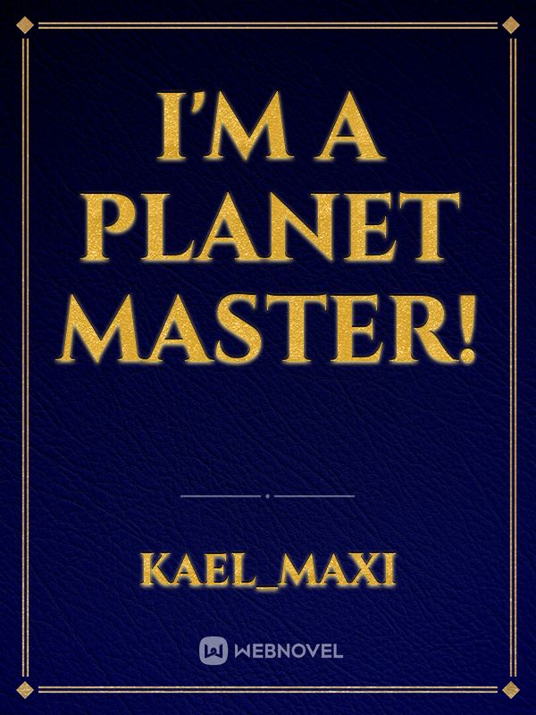 I'm a Planet Master! Book