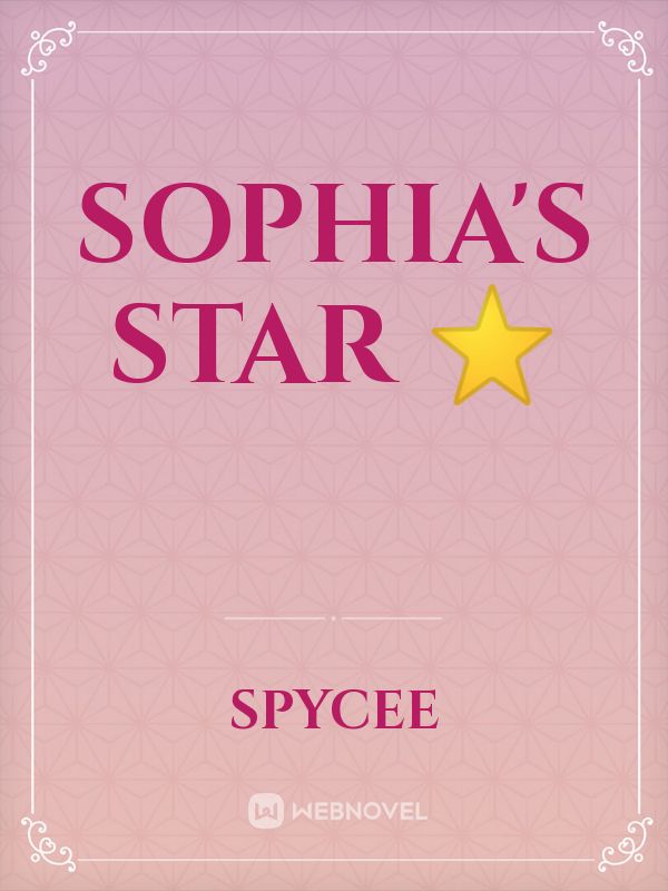 Sophia's star ⭐ Book