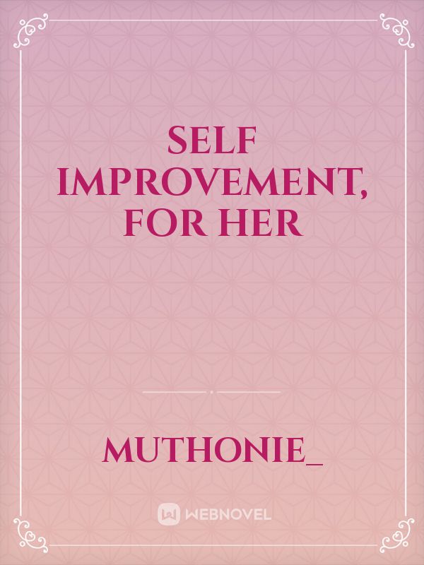 Self Improvement, for Her Book