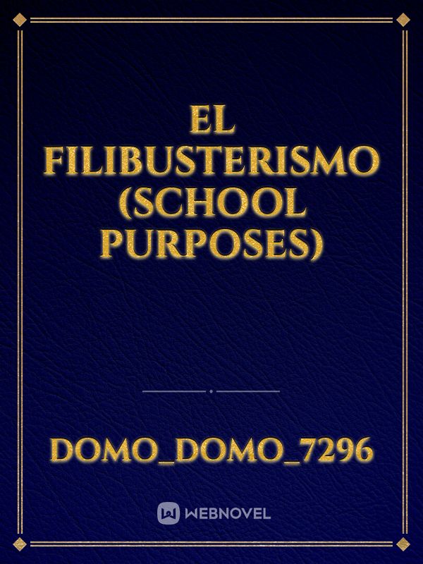 El Filibusterismo (School Purposes)