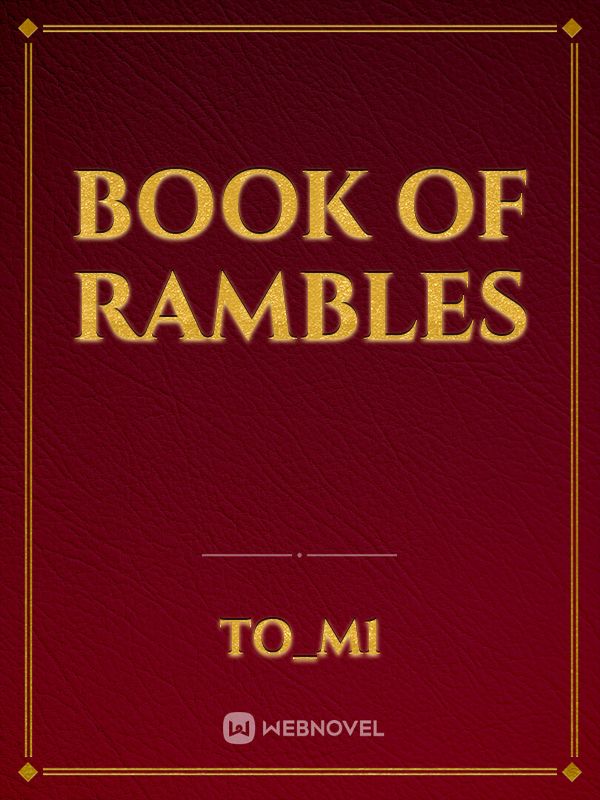 Book of rambles