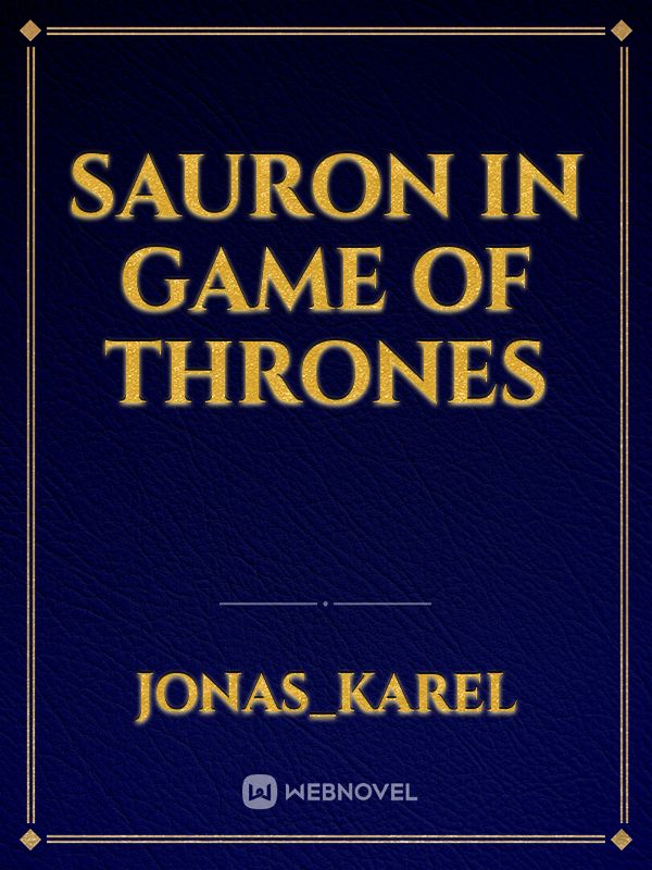 Sauron in game of thrones