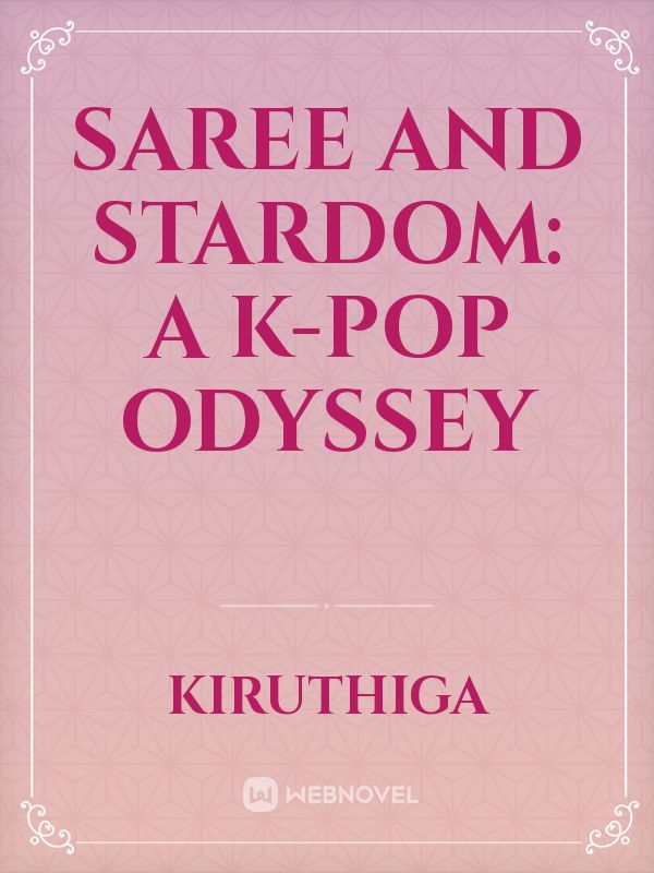 Saree And Stardom: A K-Pop Odyssey