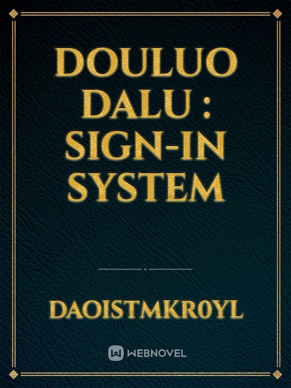 Douluo Dalu : Sign-in system