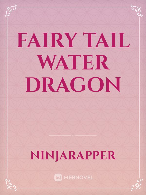 fairy tail water dragon