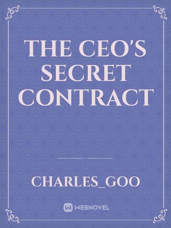 The CEO's Secret Contract