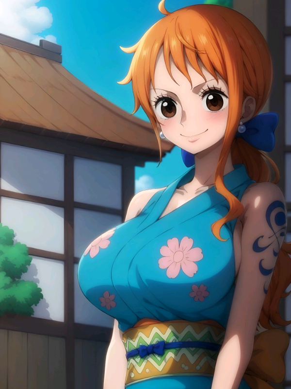 Cat Burglar Nami One piece AU