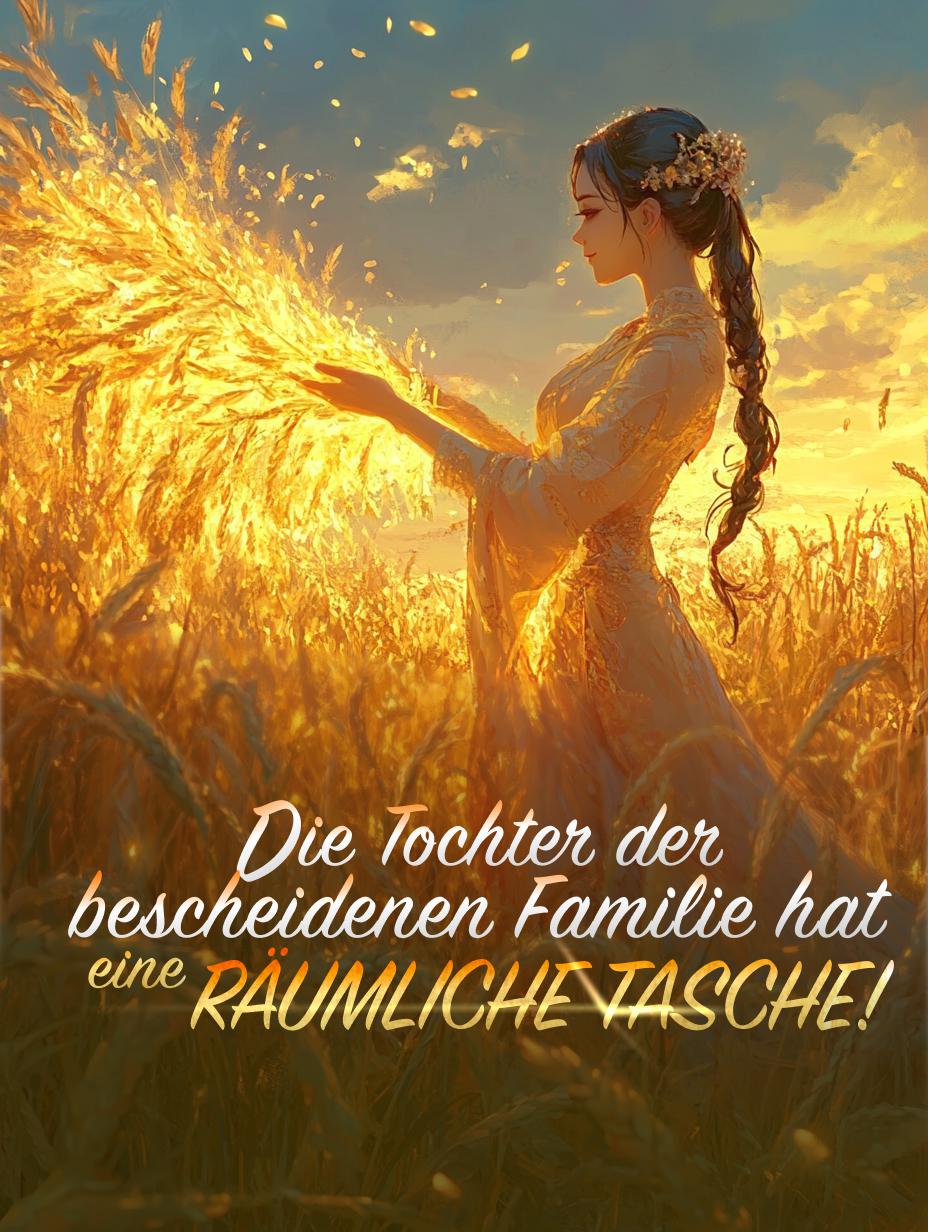 Die Tochter der bescheidenen Familie hat eine räumliche Tasche!