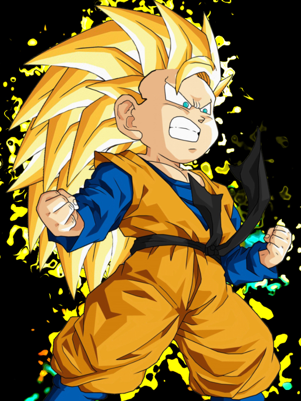 In Dragon Ball as Goten Power Awaits