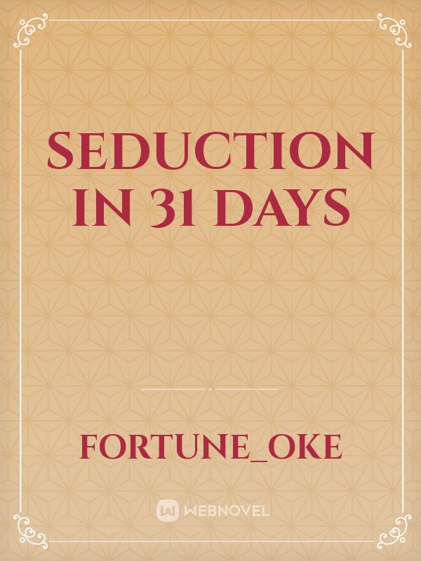 Seduction in 31 days