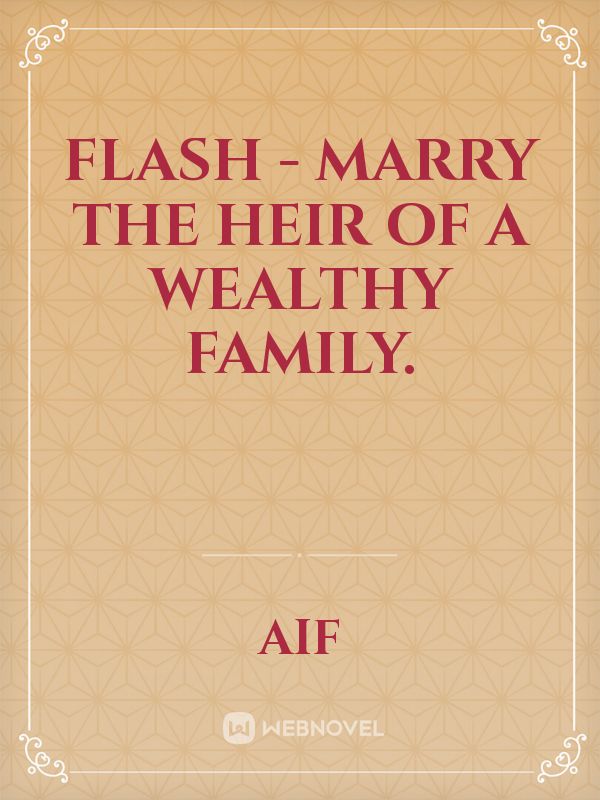 Flash - marry the heir of a wealthy family. icon