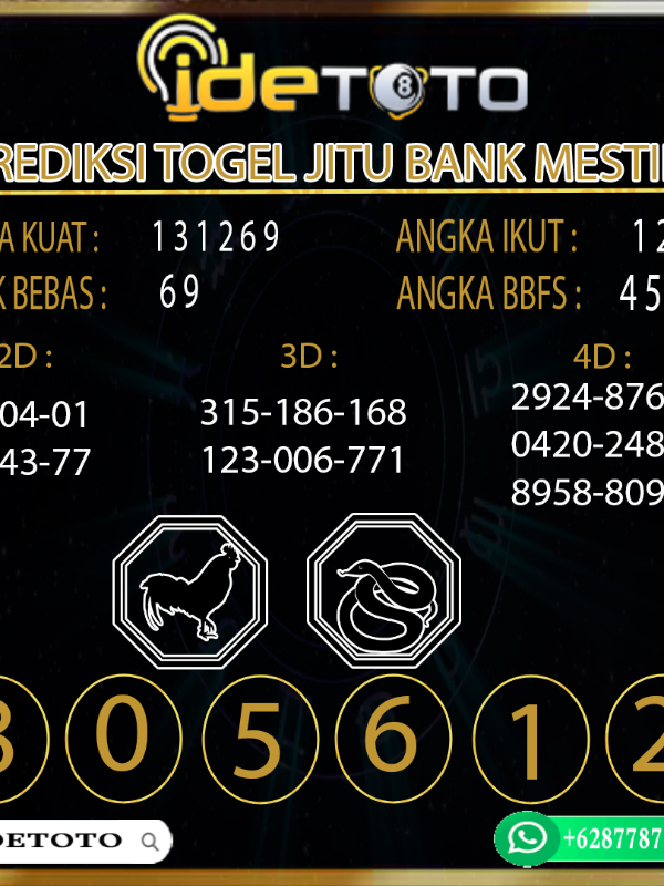 IDETOTO Prediksi Toto Paling Populer Pakai Bank Mestika