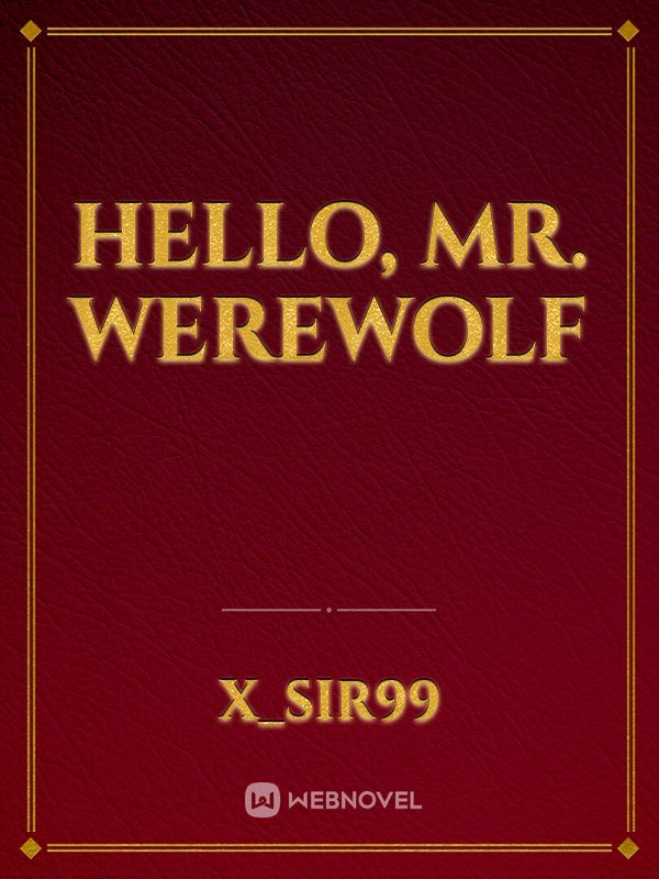 Hello, Mr. Werewolf icon