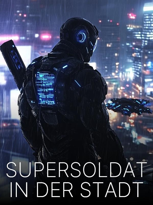 Supersoldat in der Stadt